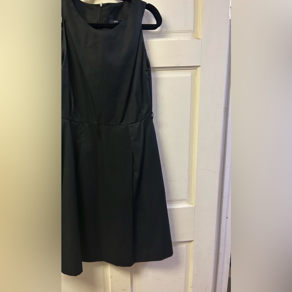 Sofie D'hoore Black Dress Pockets And Belt Loops
